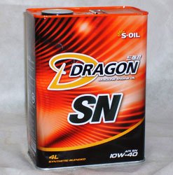 Моторное масло DRAGON SN SAE 10w40, 4л